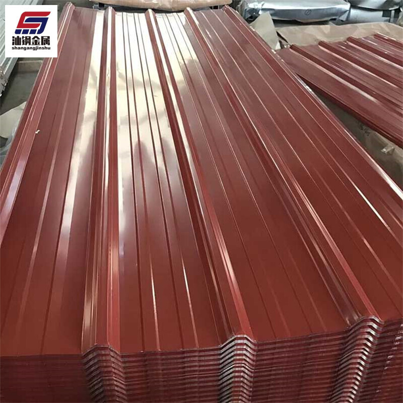 AISI Q235JR RAL 3024 RAL 3020 Color Coated Roofing Sheet
