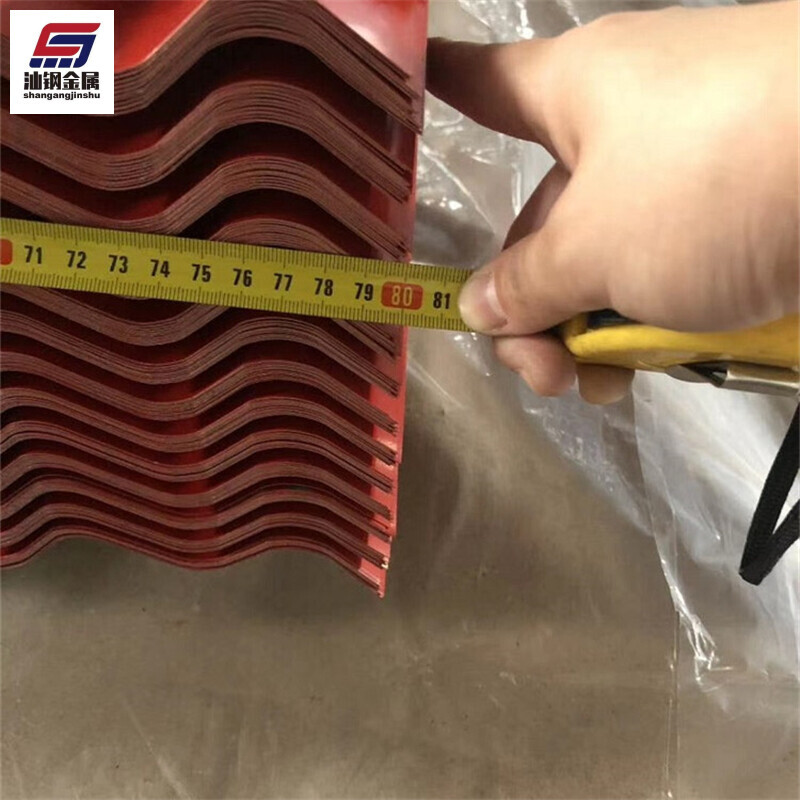 AISI Q235JR RAL 3024 RAL 3020 Color Coated Roofing Sheet