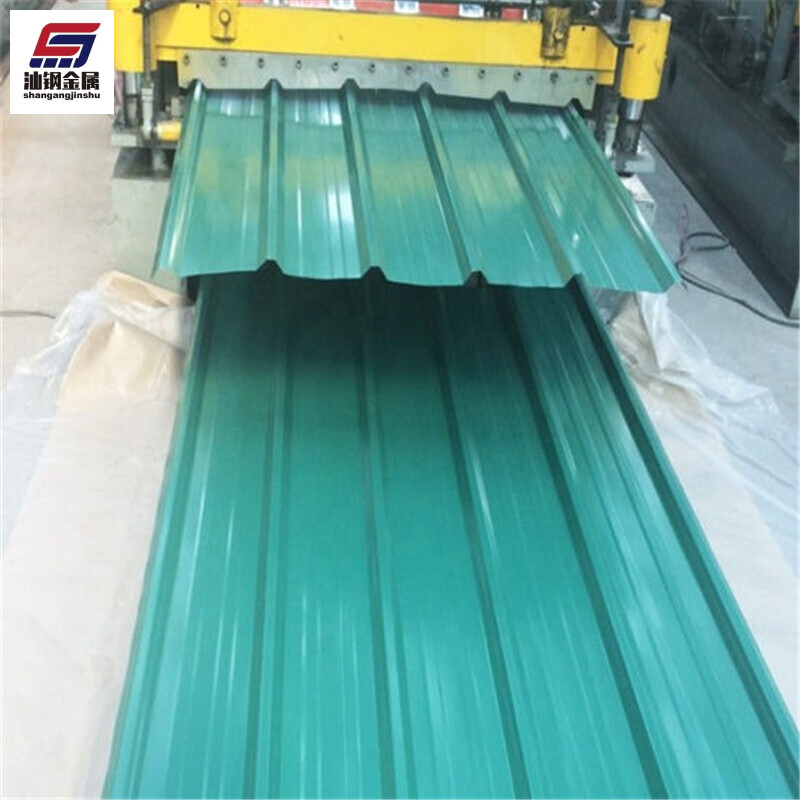 AISI Q235JR RAL 3024 RAL 3020 Color Coated Roofing Sheet