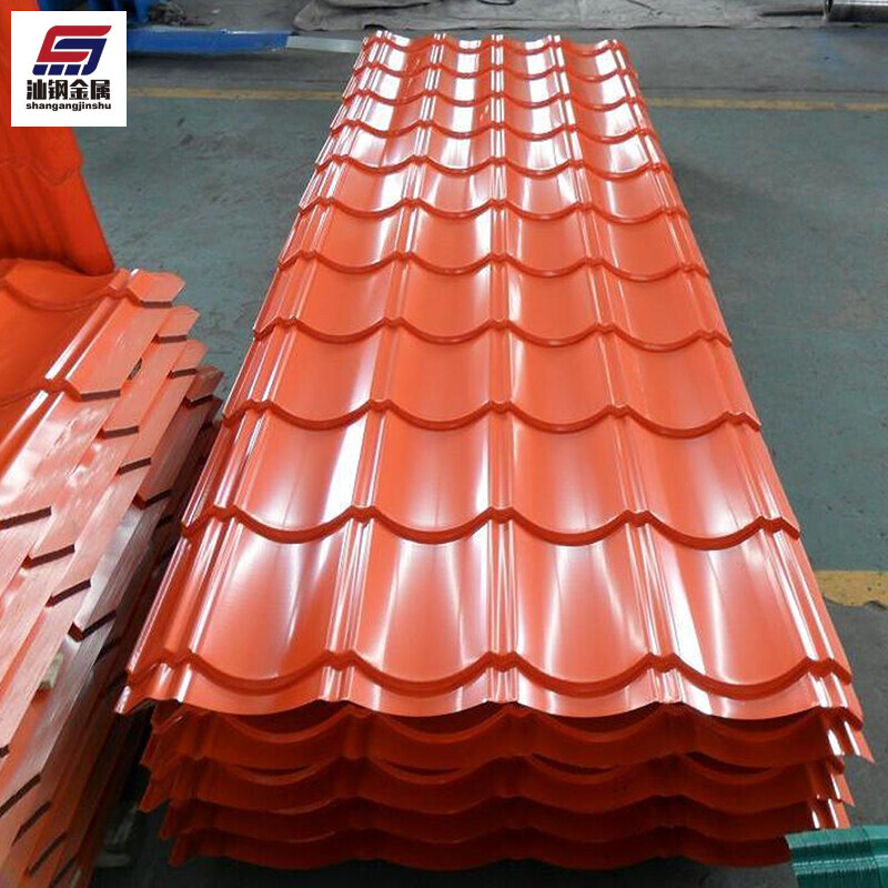 AISI Q235JR RAL 3024 RAL 3020 Color Coated Roofing Sheet