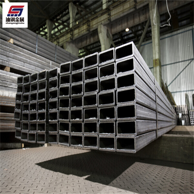 ERW Hollow Section Rectangle Black Steel Square Tube A36 Q235B Iron Rectangular Steel Pipe