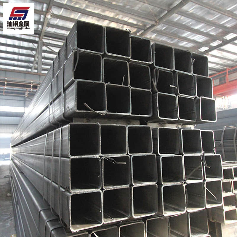 ERW Hollow Section Rectangle Black Steel Square Tube A36 Q235B Iron Rectangular Steel Pipe