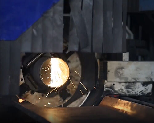 Steel polish and laser cutting