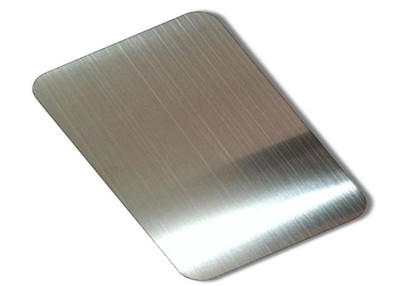 Processing of stainless steel surface hairline effect treatment