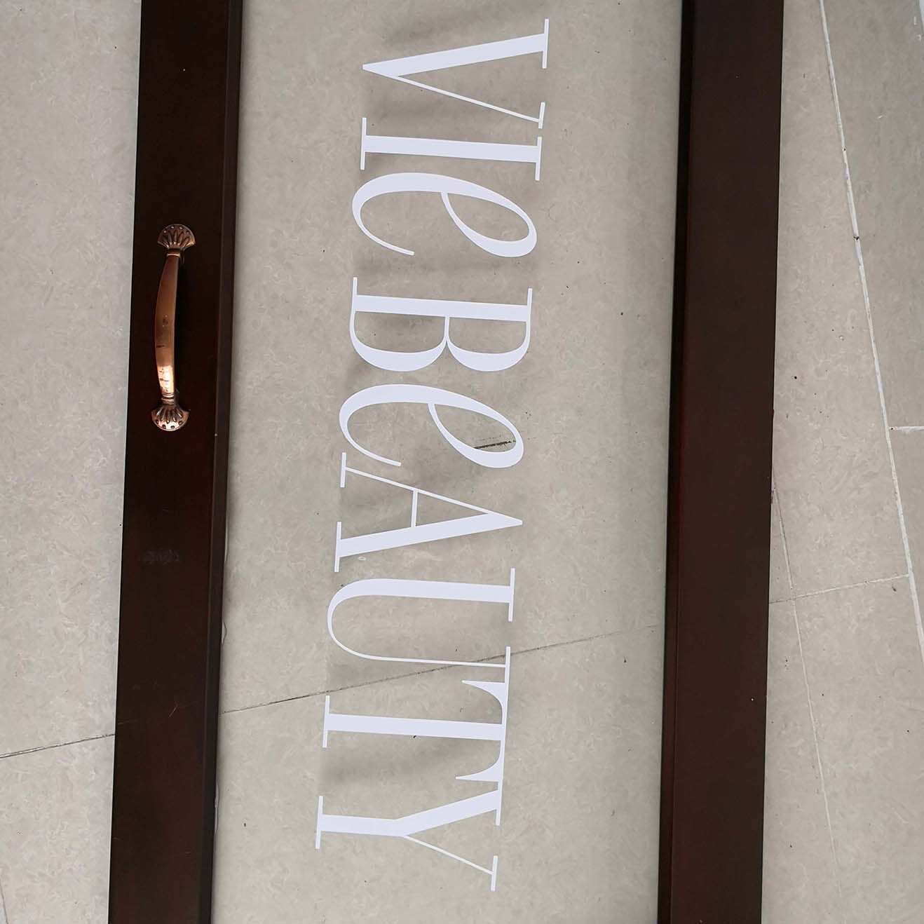Vinyl Lettering