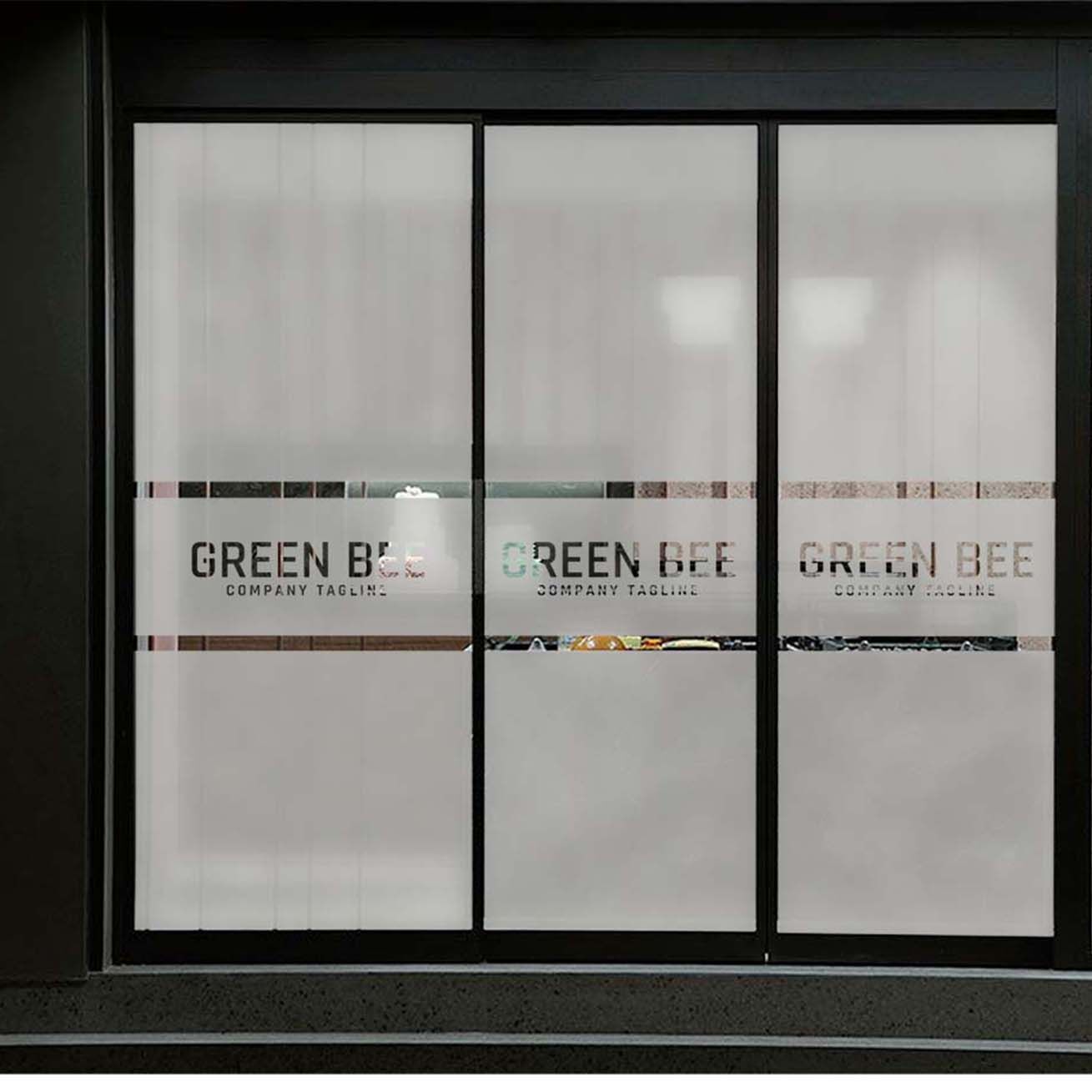 Custom Frosted Window Decals