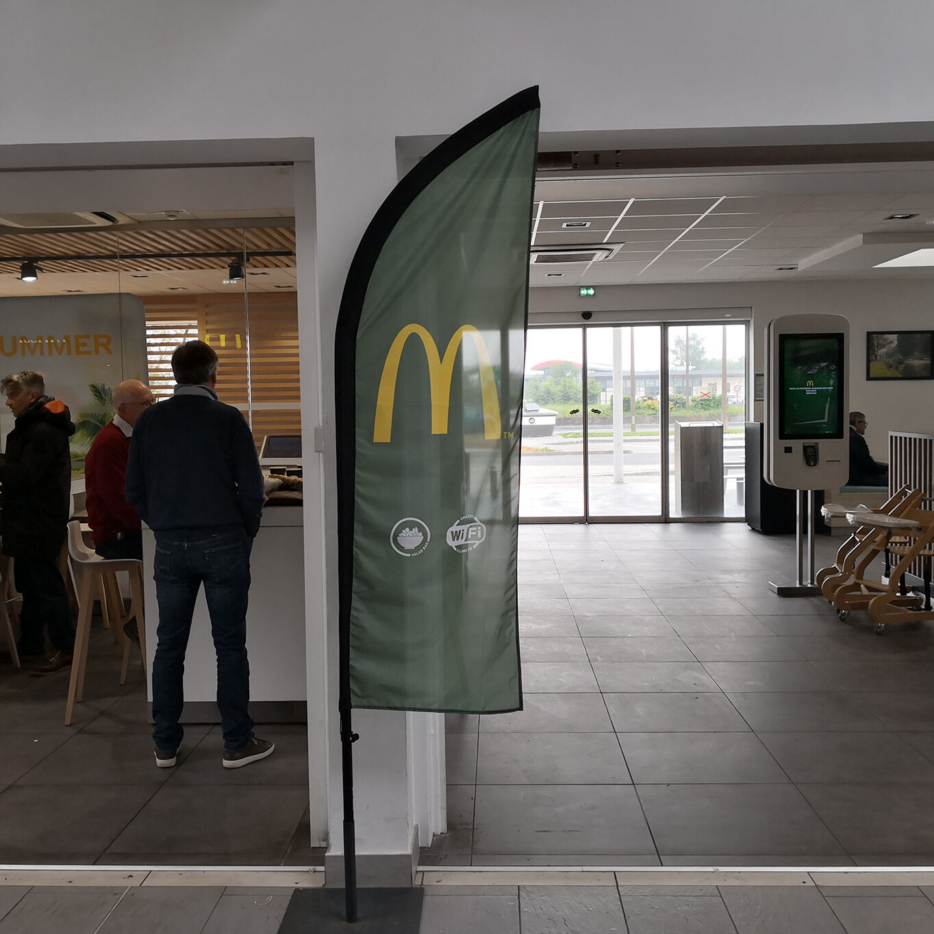 Custom Angled Flag Banners