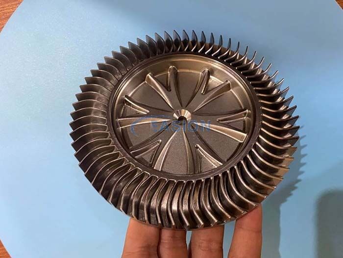 5 axis CNC milling titanium vacuum pump equipment turbine impeller 