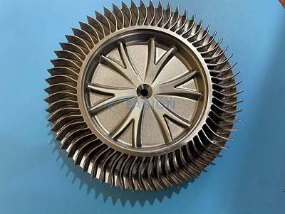 5 axis CNC milling titanium vacuum pump equipment turbine impeller 