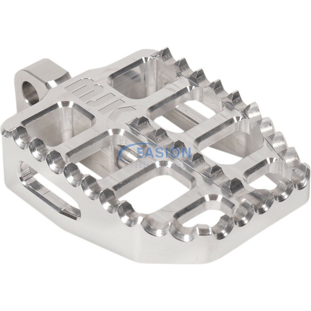 CNC machined 6061-T6 aluminum raw finish HD motorcycle platform foot pegs