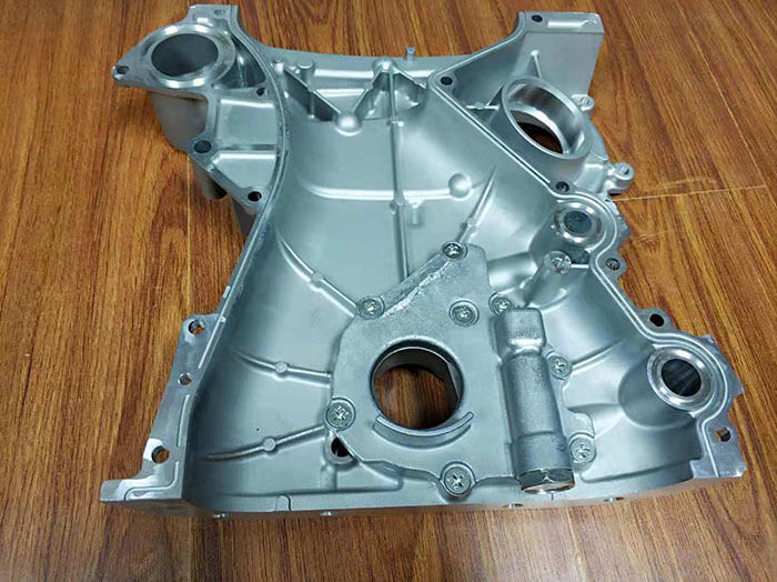 Precision forging and CNC milling aluminum alloy engine block part