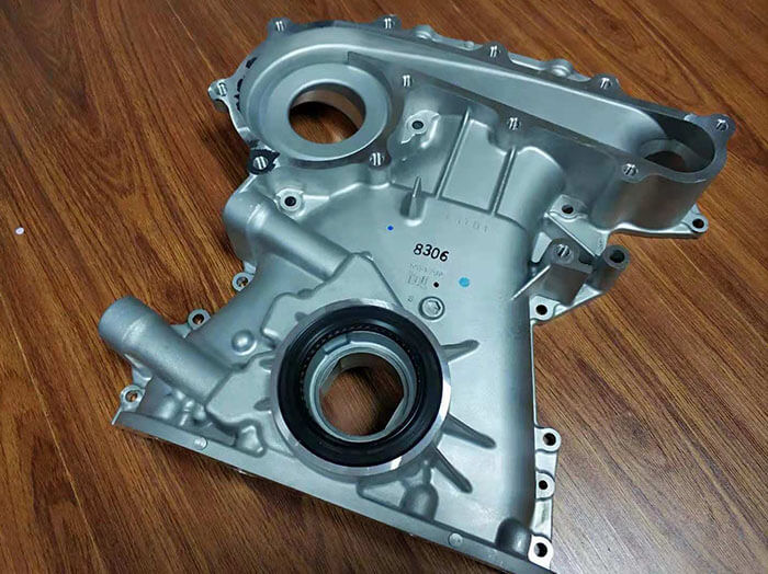 Precision forging and CNC milling aluminum alloy engine block part