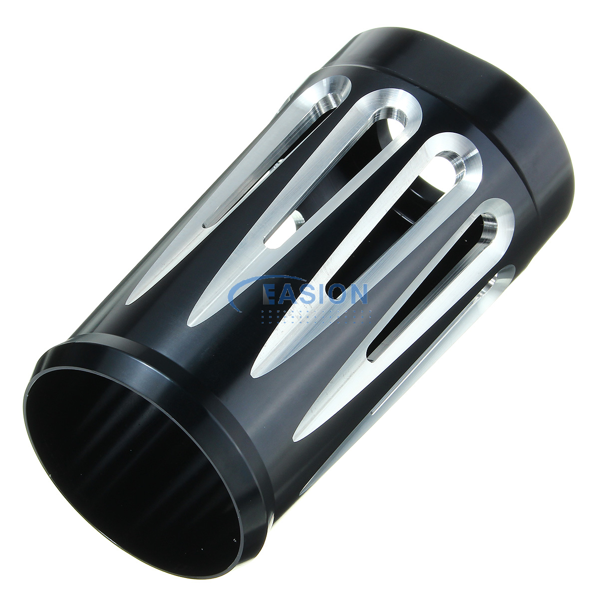 Black color H-D motorcycle solid aluminum edge cut front upper fork slider covers