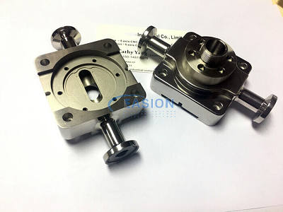 High precision CNC machining turning lathing stainless steel hydraulic parts