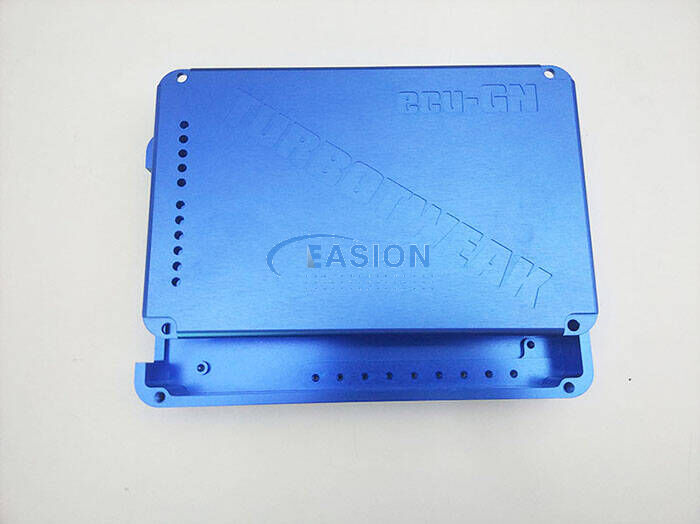 Blue Anodized Aluminum Electronic Device Waterproof ECU Enclosure Box