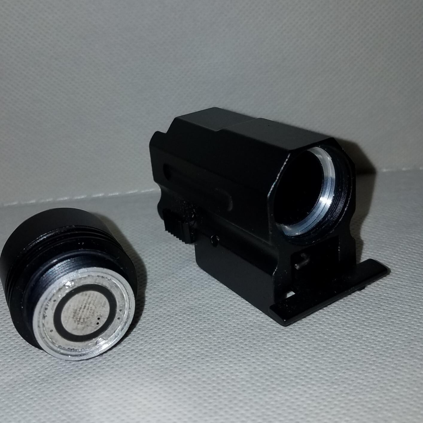  Tactical flashlight Lumens  LED Rail Mount Tactical Gun Flashlight Pistol Light with Quick Release for Hunting,Black