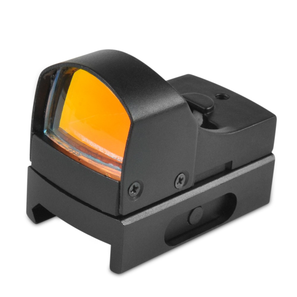 Tactical Mini red dot open reflective sight adjustable optical hunting scope