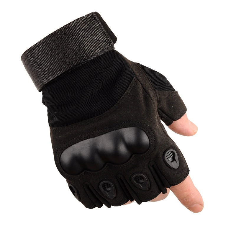 Synthetic leather  tactical police militarygloves tactical fingerlessgloves army