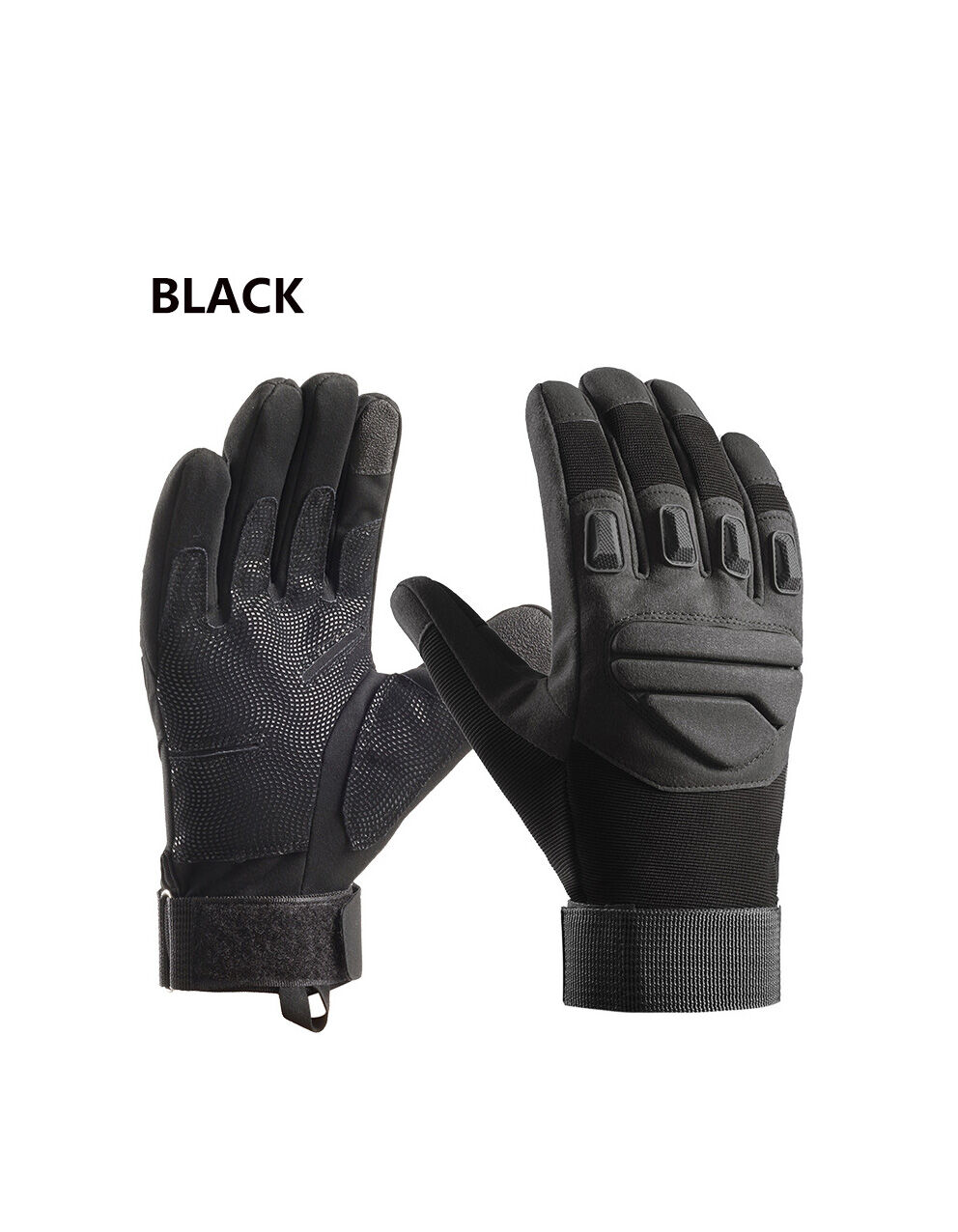 Tactical full finger gloves Special forces combat outdoor riding anti-slip wear-resistant training Black Hawk mountaineering, touch screen gloves