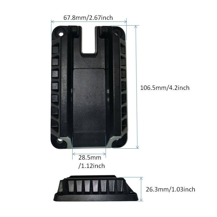 Gun Magnet Mount for Vehicle55 Lbs Rated. Premium Rubber Coated Magnetic Pistol Holster for Car, Truck, Home, Under Table, Bed & Nightstand. Tac Handgun Concealment Accessories