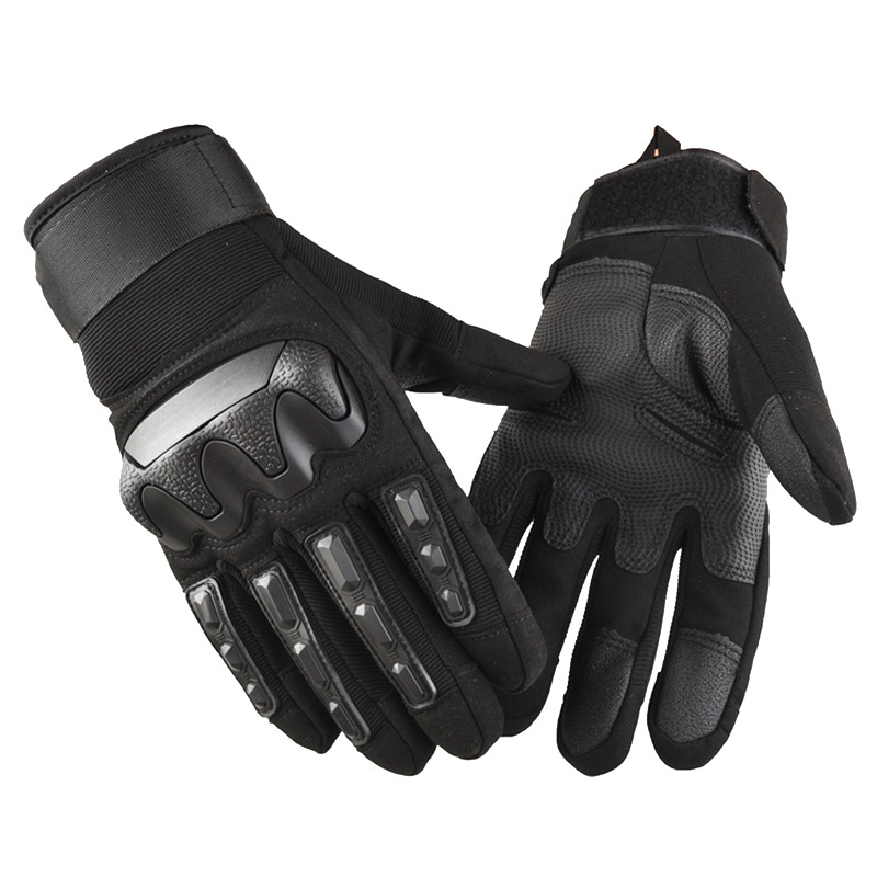 Tactical gloves long finger outdoor cycling sports fitness mountaineering training field CS full finger touch screen gloves