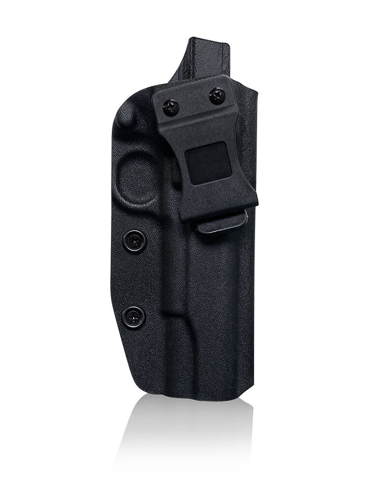 Glock 17/19 TLR1/TLR1S/TLR1 HL Holster, OWB Kydex Holster Optic Cut Fit: Glock 17/19/44/45 (GEN 1-5)&G23/32 (Gen 3-4) TLR-1/TLR-1S/TLR-1 HL, Outside Waistband Carry, Adj. Carry Position, Right Hand