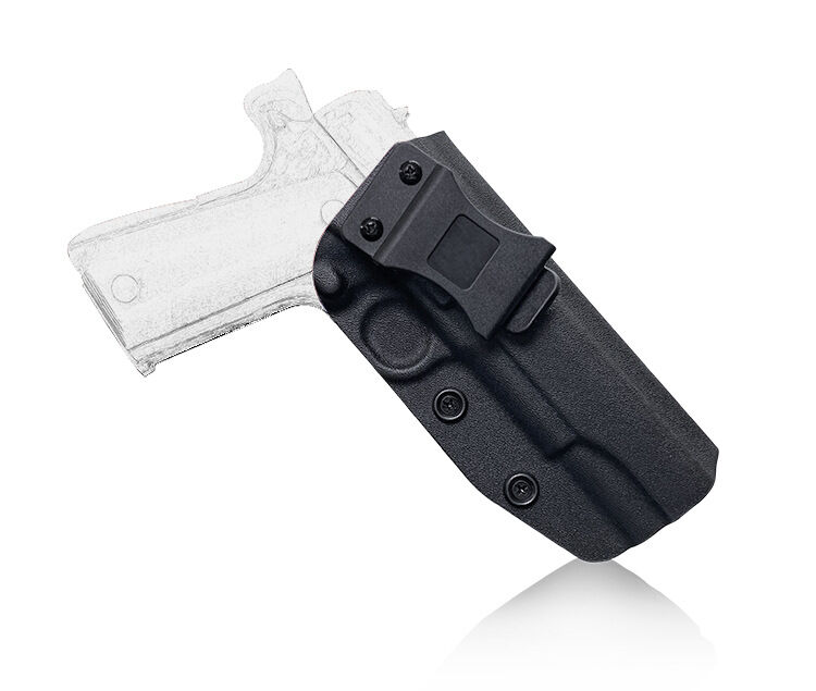 Glock 17/19 TLR1/TLR1S/TLR1 HL Holster, OWB Kydex Holster Optic Cut Fit: Glock 17/19/44/45 (GEN 1-5)&G23/32 (Gen 3-4) TLR-1/TLR-1S/TLR-1 HL, Outside Waistband Carry, Adj. Carry Position, Right Hand
