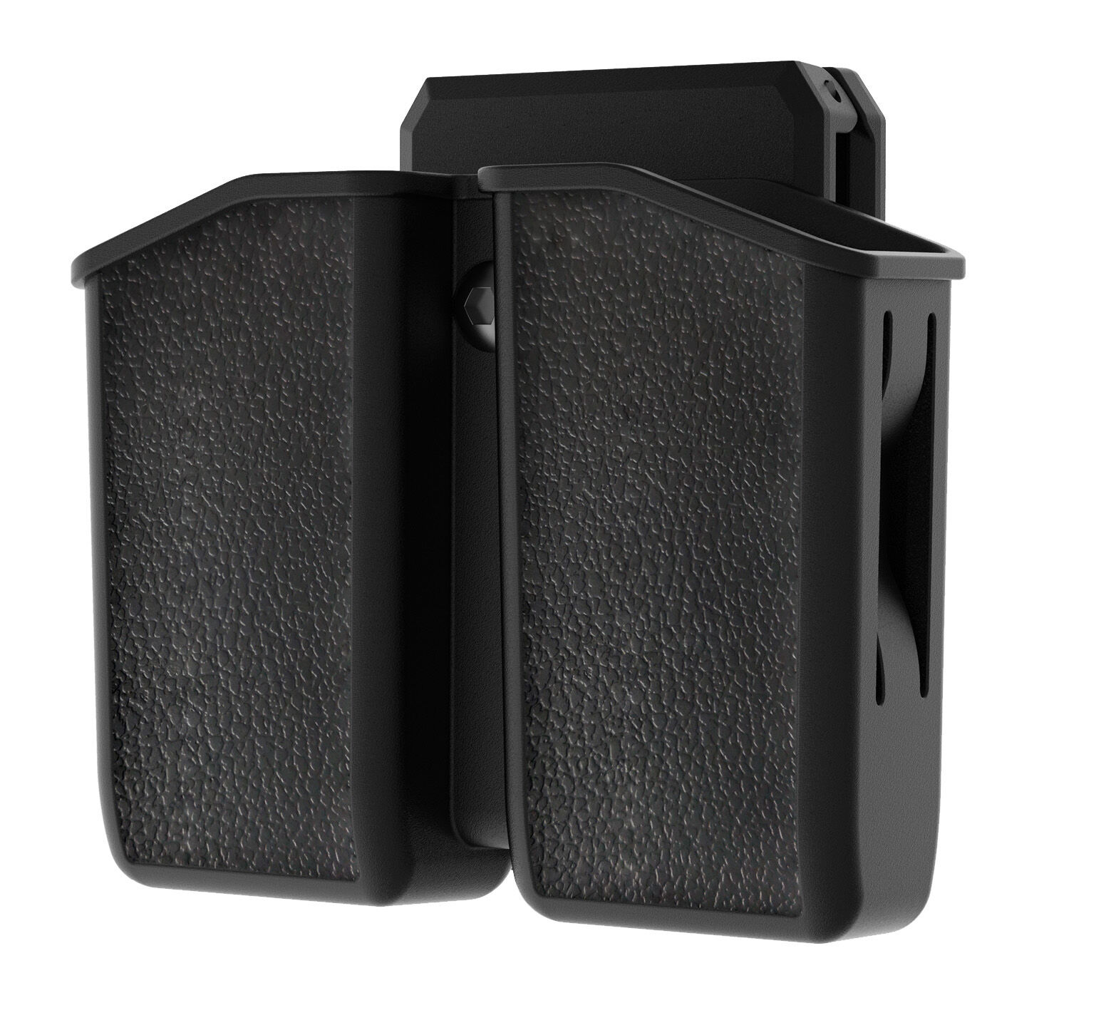 Universal Double Magazine Pouch Fit 9mm .40 .45 Caliber Magazines, Mag Pouch Compatible with Glock/Taurus/Beretta/Sig/H&K/CZ/S&W/Colt/Browning Cartridge Clip