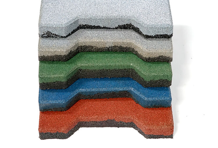 Bone Shape Rubber Tiles For Walkway,garden
