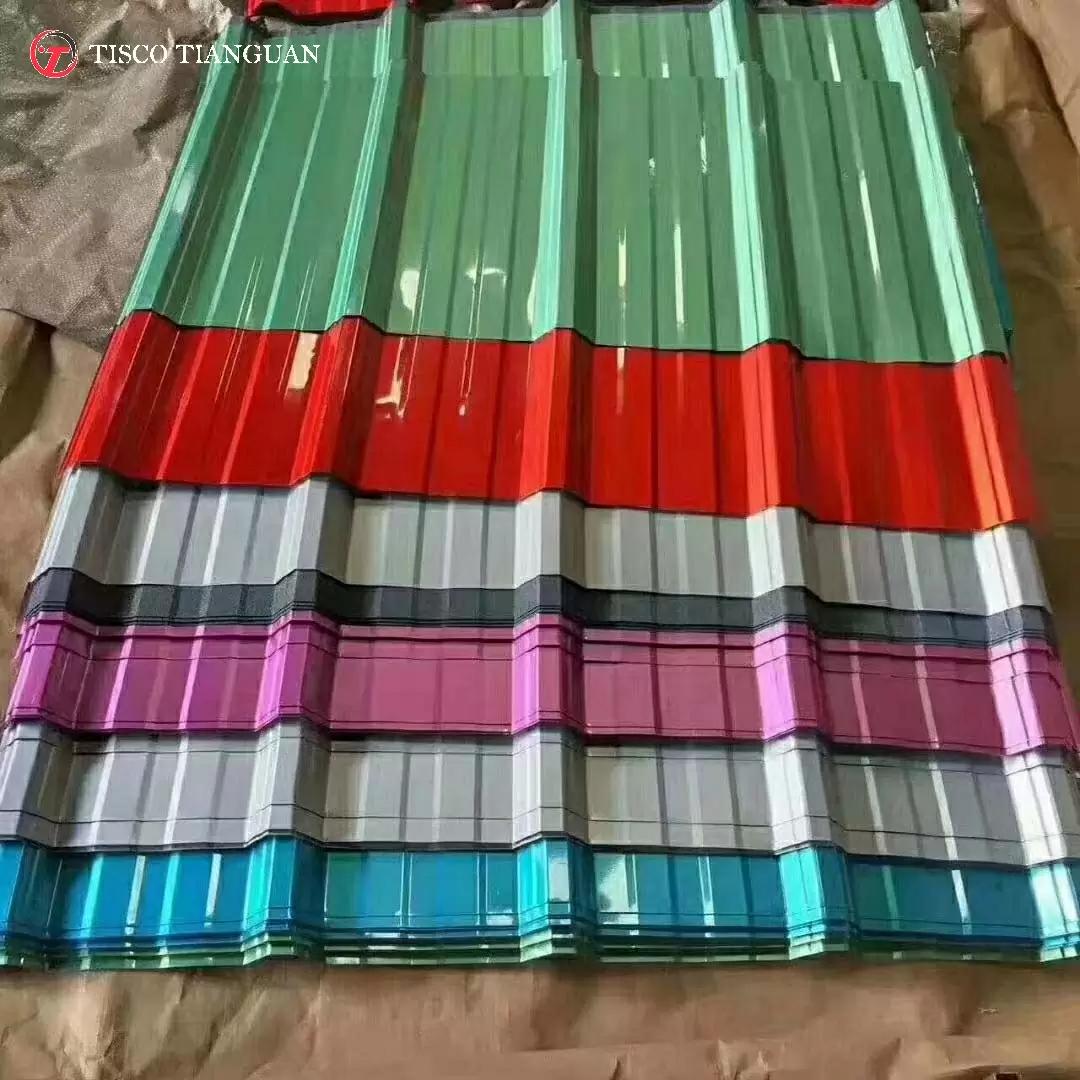 High-Strength PPGI/PPGL Steel Corrugated Roofing Sheet