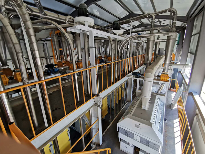 120 tonnes de machine de moulin à farine de blé concurrencent l'usine