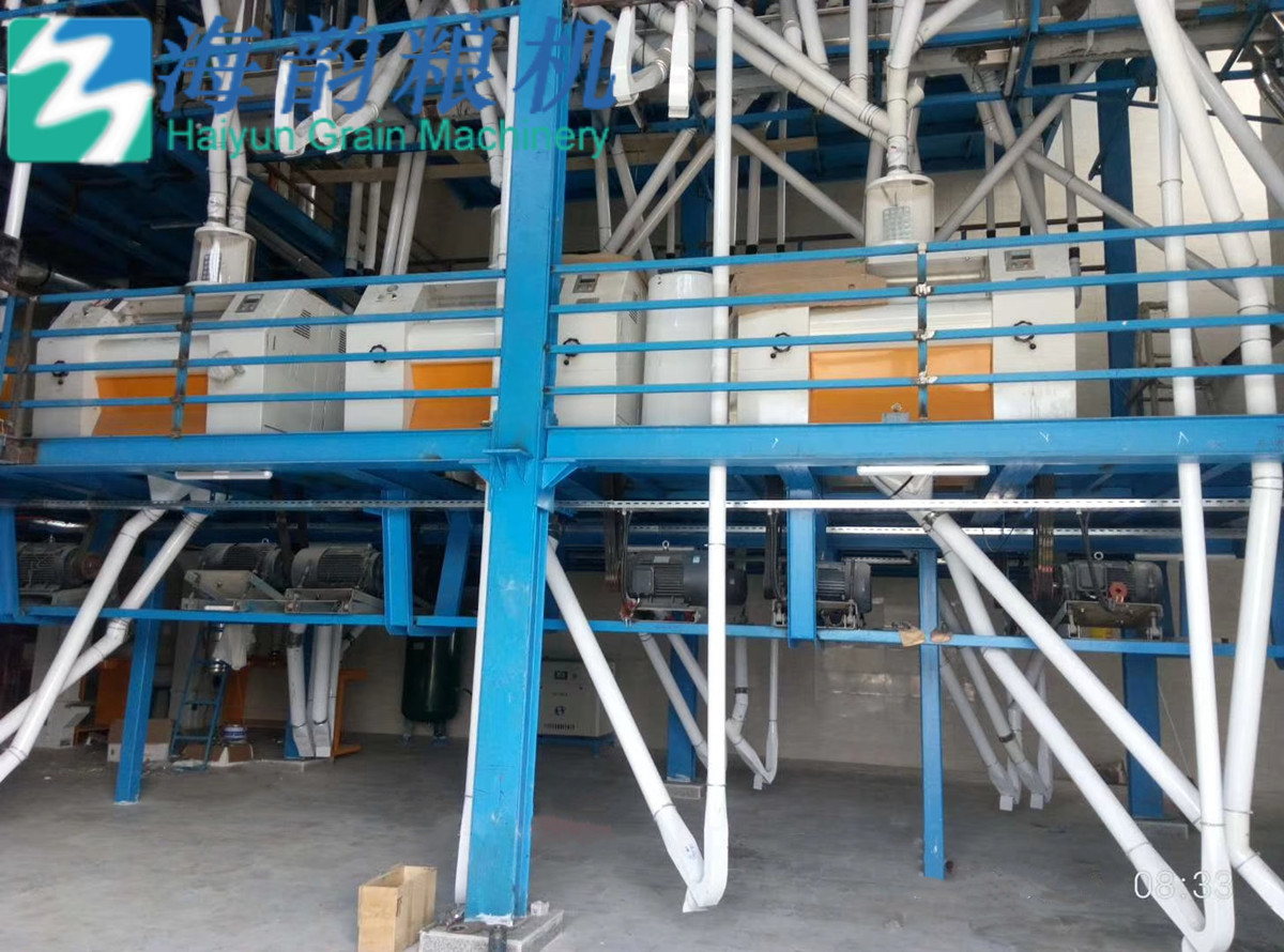 150 tonnes de machine de moulin à farine de blé concurrencent l'usine