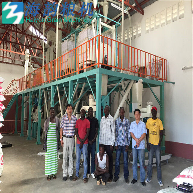 40 tonnes d'usine complète de fraiseuse de farine de maïs dans les ventes chaudes d'Afric