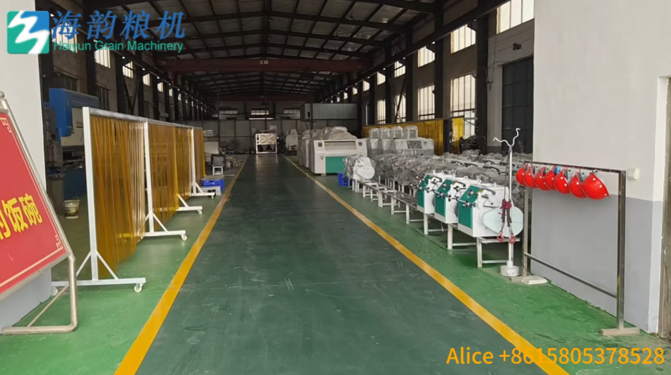 bem-vindo à visita à minha empresa:Haiyun fabricação de máquinas para grãos na China.