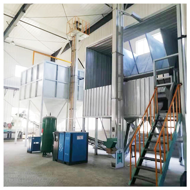 200 toneladas de harina de maíz y planta completa de molienda de arena