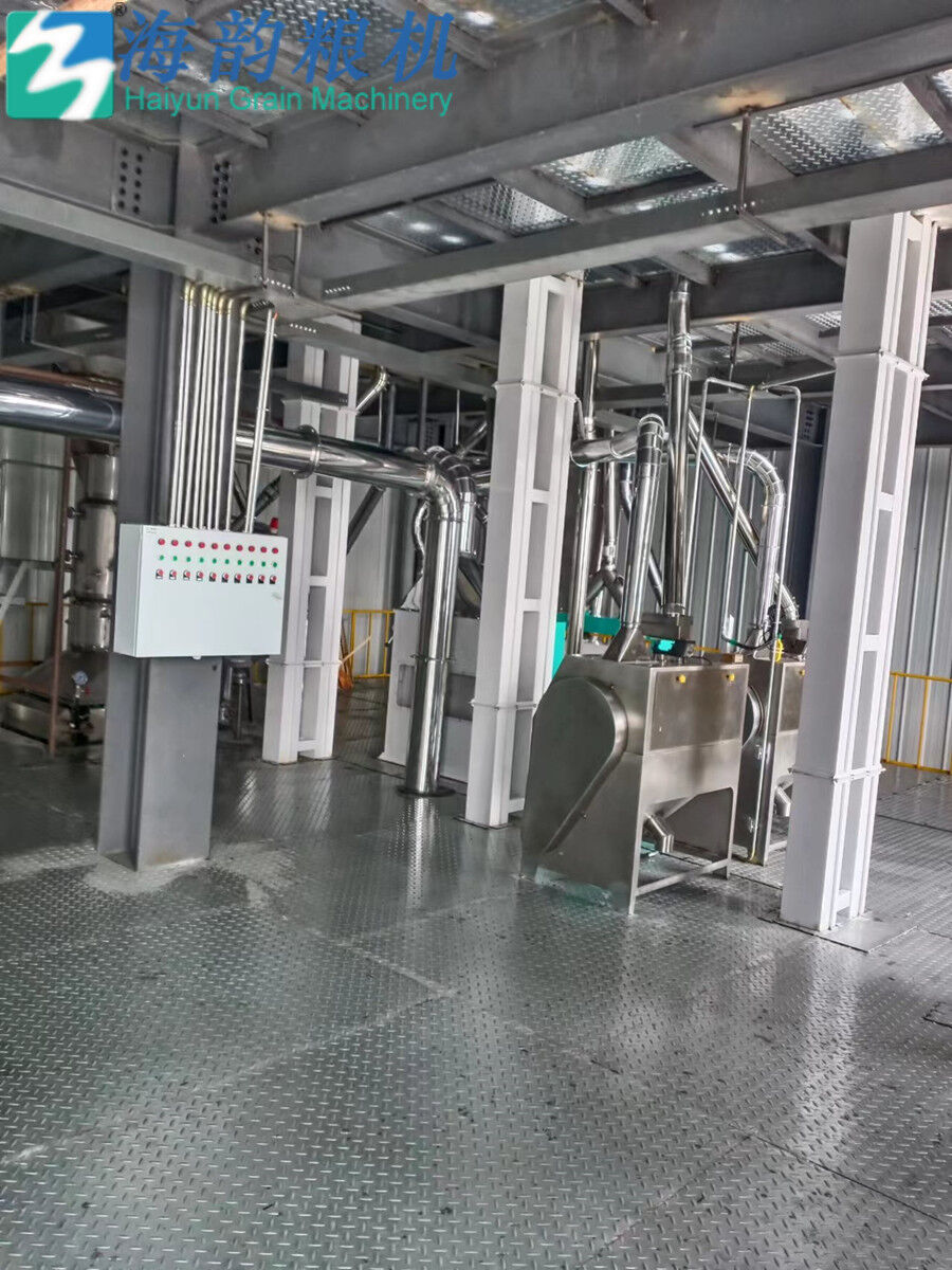 1TPH de línea de procesamiento de copos de avena