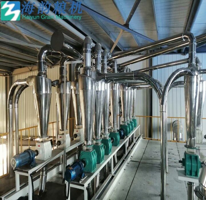 80 toneladas de máquina de molienda de harina de maíz planta completa en ventas calientes de Afric