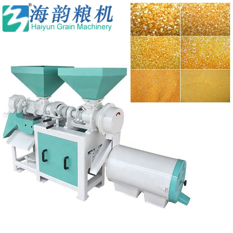 Grano de maíz eficiente multifuncional, sémola y máquina de harina fresadora de grano de maíz/máquina descascaradora de maíz/máquina peladora de maíz