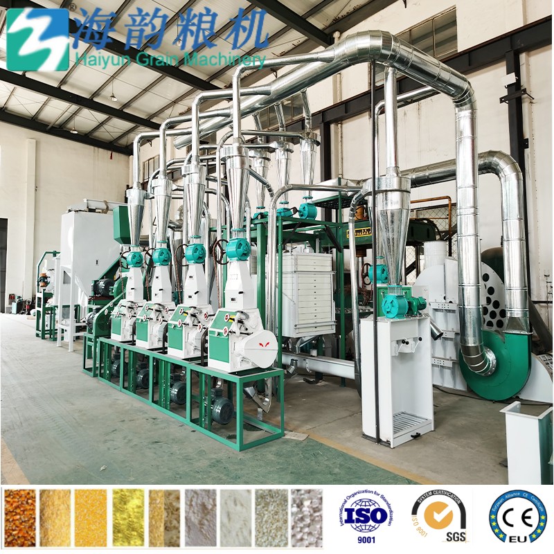 Línea de máquina de molienda de harina de maíz de 20 toneladas/máquina de molienda de harina de maíz planta completa/máquina de molienda de maíz/máquina de molienda de maíz