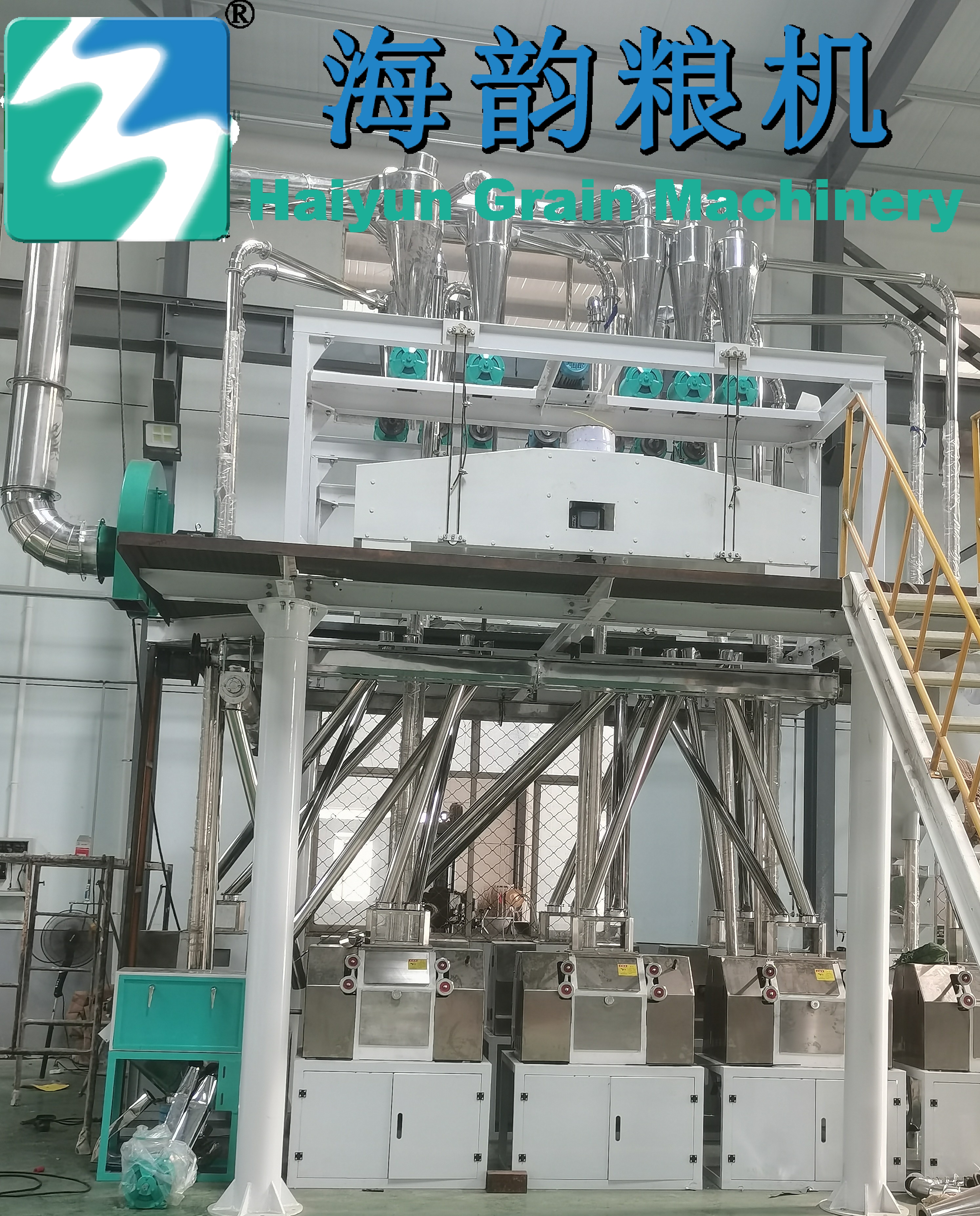 50TPD de línea de procesamiento de máquina de molino de harina de avena