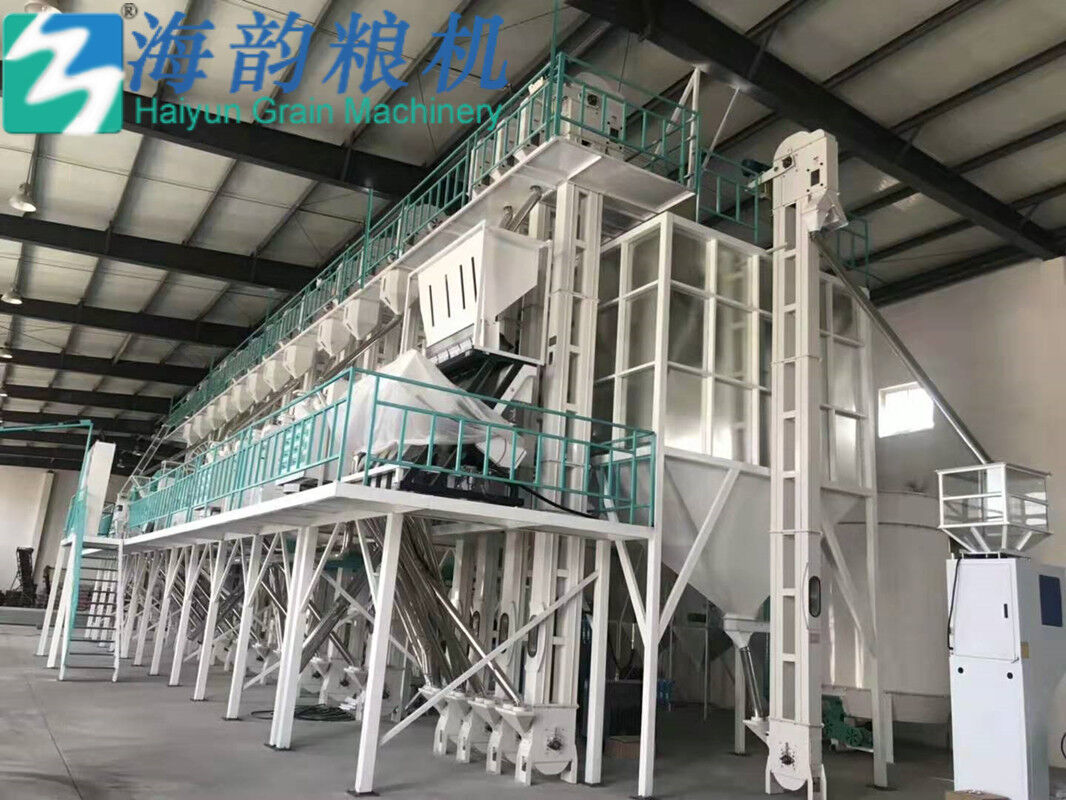 60トンの精米機工場