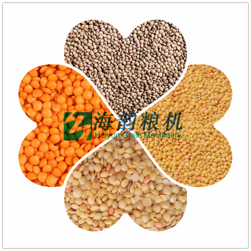 豆の皮の皮むき機 1.5-2TPH 完全な豆の皮をむいた機械植物/レンズ豆/緑/ひよこ豆/黒グラム/エンドウ豆