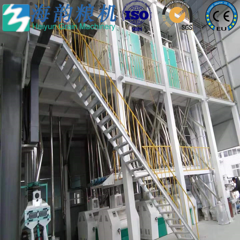 80トンの小麦粉工場機械ライン