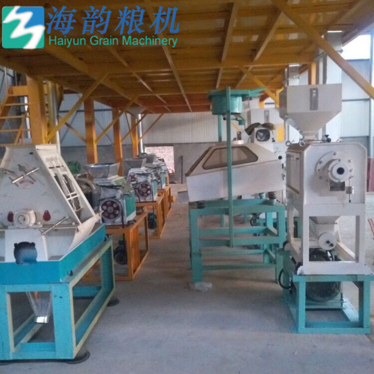 60 طن من دقيق الذرة وآلة طحن الحبيبات كاملة