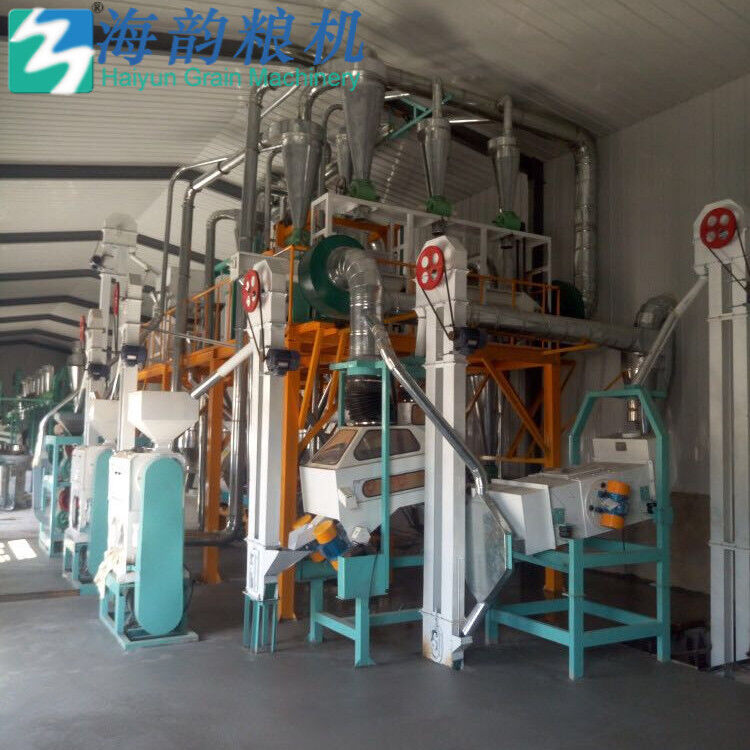 60 طن من دقيق الذرة وآلة طحن الحبيبات كاملة