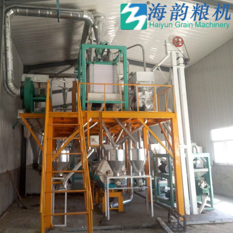 60 طن من دقيق الذرة وآلة طحن الحبيبات كاملة