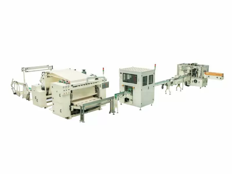 Tissue Paper Folding, Cutting, Packing,Mid-pack Production Line