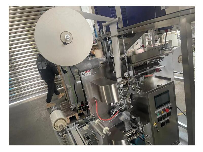 automatic double chamber tea bag packing machine with envelope