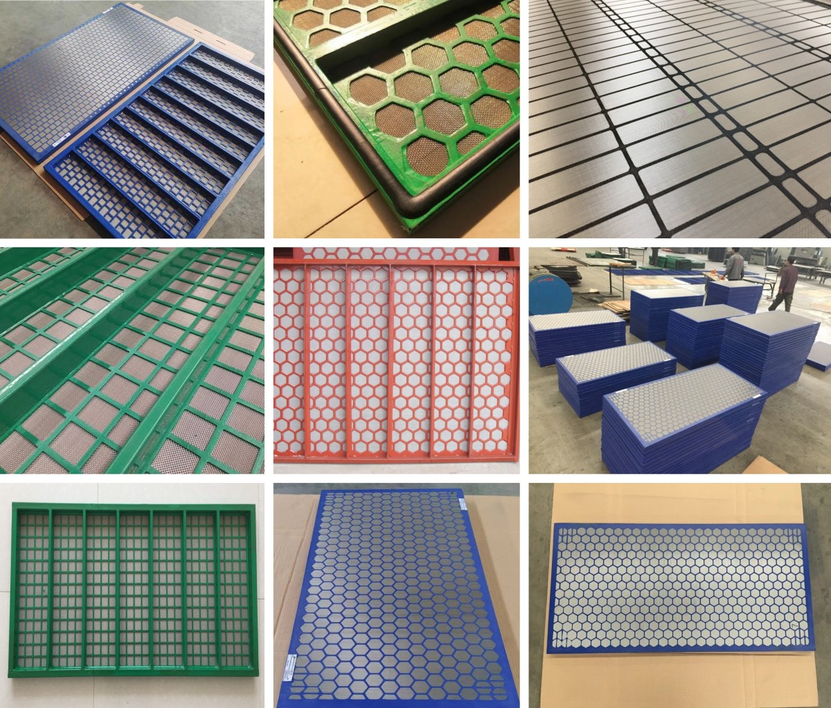 Petroleum Net Composite Plastic Frame Vibrating Screen