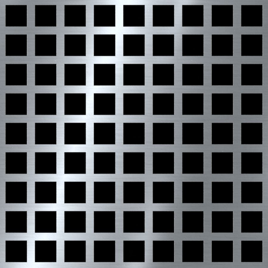 square hole perforated metal